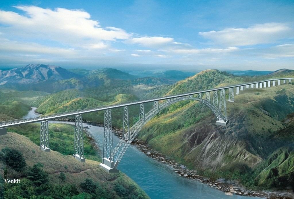 Cel mai inalt pod feroviar din lume