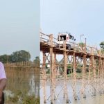 Acest barcagiu a construit un pod de bambus peste un râu din zona rurală a statului indian Bengal și acum percepe taxe de traversare